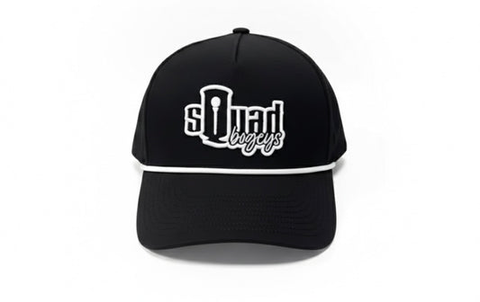 Black sQuadbogeys Script Hat