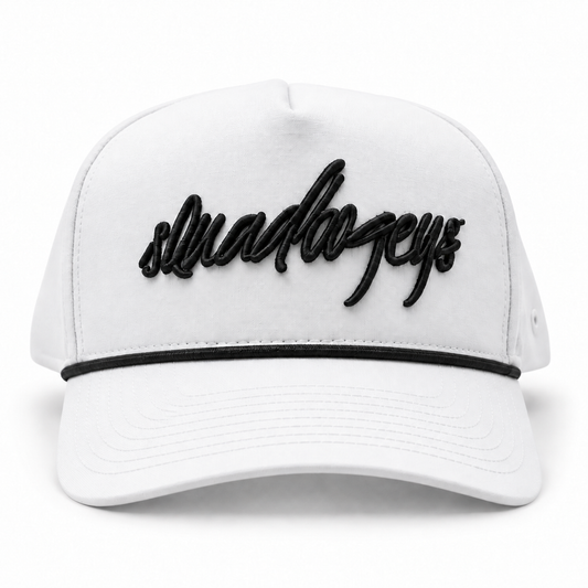 Icy White Cursive